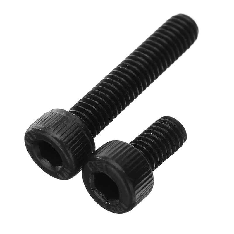 Suleve M4CH1 M4 Carbon Steel Hex Socket Cap Screws Bolts Nuts Assortment Kit 250Pcs