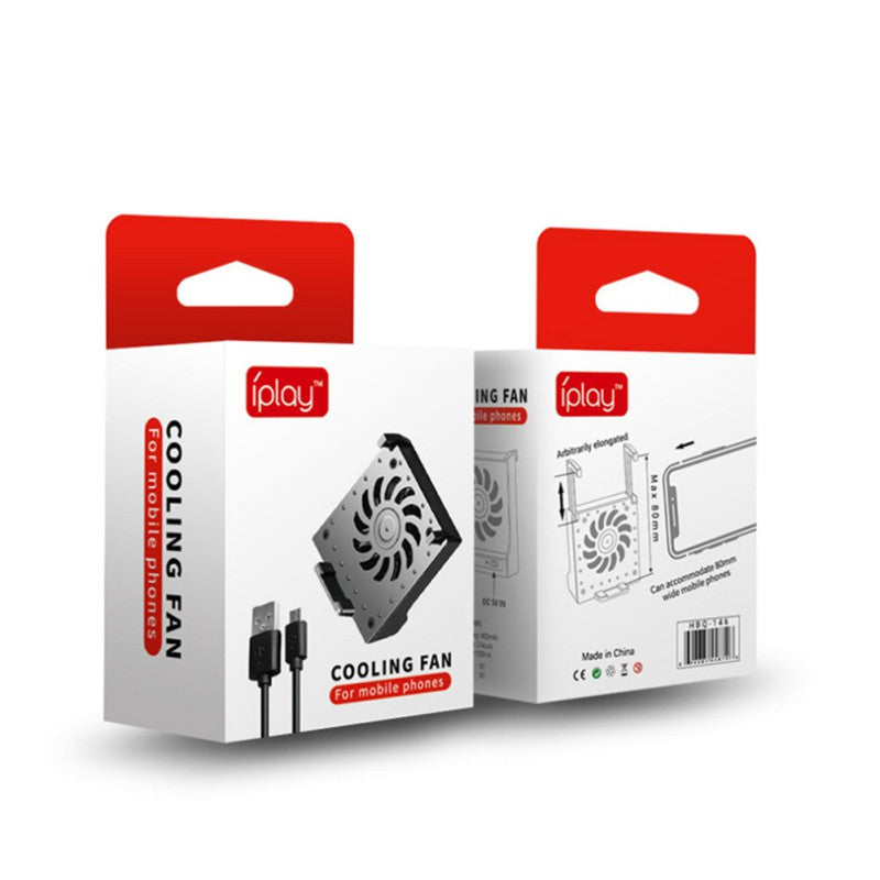 IPLAY Desktop Cooling Fan Heat Dissipation Phone Holder For Mobile Phones iPhone XS Max Samsung Galaxy S10