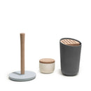 BergHOFF Leo Kitchen Paper Towel Holder White Oak Wood Paper Holder Kitchen Storage Container
