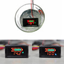 2 in1 Waterproof Battery Capacity Indicator LED Digital Voltage 12V 24V 36V 48V Lithium Lead Acid Batteries Voltmeter Tester Meter