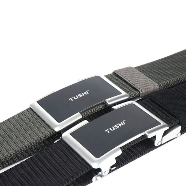 TUSHI 125cm Quick Release Metal Buckle Tactical Belt Business belt Nylon Belt Waist Belt