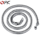 Creative Fashion Personality Coarse Mine Men's Steel Single Chain  Necklace