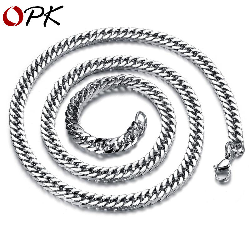 Creative Fashion Personality Coarse Mine Men's Steel Single Chain  Necklace