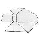 Twin Baby Carriage Rain Cover Stroller Infant Prams Transparent Windproof Shield