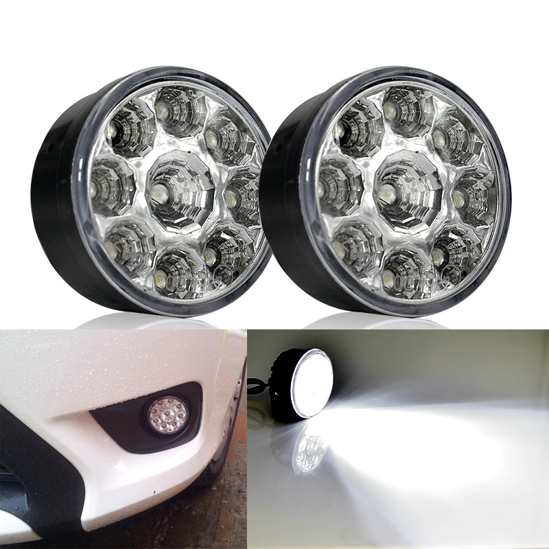 CNSUNNYLIGHT 2Pcs OSR LED Headlight Daytime Running Light Assembly White 12V Auto DRL Fog Day Light Replace For Toyota Car-Styling Accessories