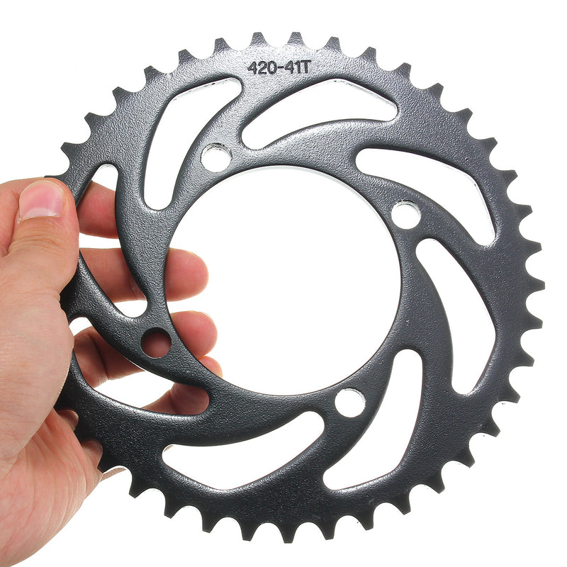 420 Chain 41T Rear Sprocket For 110cc 125cc 140cc SDG SSR Pitster Pro Coolster ATV Motorcycle