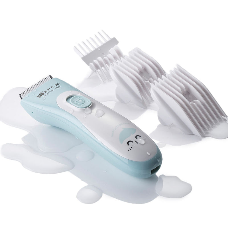 Bear LFQ-A02E1 USB Baby Hair Clipper from XIAOMI Youpin Ultra-Quiet Rechargeable Shaving Blade Waterproof Baby Children's Hair Clippers
