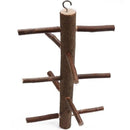 Wood Stairs Swing Pet Perch Play Toys Rotating Hanging For Bird Parrot Macaw