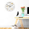 Loskii CC016 Creative Marble Pattern Wall Clock Mute Wall Clock Quartz Wall Clock For Home Office Decorations