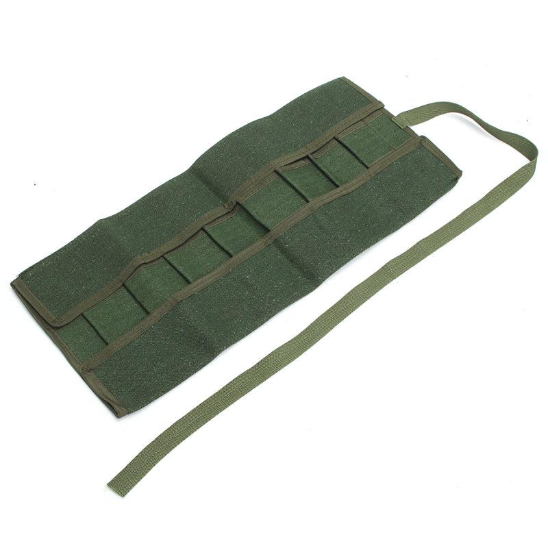 Canvas Bonsai Tool Storage Package Roll Bag Tool Organizer Case 600*430MM Green