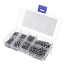 Suleve M2CP1 800pcs M2 Phillips Screw Flat Head Nickel-Plated Carbon Steel Self-Tapping Woodworking Screws Assortment Kit