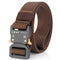 AWMN S04 3.2cm 125cm Nylon Belts Men Women Inserting Buckle Military Tactical Belt