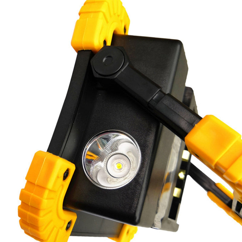 Portable 20W Dual COB LED USB Rechargeable LED Camping Work Flood Light Outdoor Searchlight