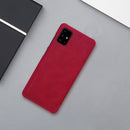 NILLKIN Flip Bumper Shockproof Card Slot Holder Full Cover PU Leather Vintage Protective Case for Samsung Galaxy A71 2019