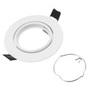 Round Shape Rotation Adjustable LED Downlight Ceiling Lamp Bracket for 70-75mm GU10 MR16 Light Bulb