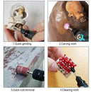 DC5V 15000r/min Mini Drill Electric Power Drill Rotary Tool Kit Handle Drill Home DIY for Carving/Grinding/Sharpening/Cutting/Cleaning