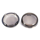 2pcs Lens Cover Turn Signal 1157/1156 Type LED Inserts Lights For Harley Davidson