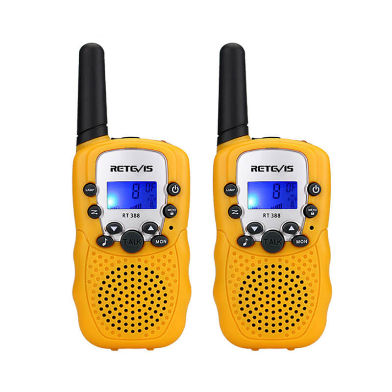 2pcs Retevis RT388 22 Channels GMRS 462-467MHz Mini Handheld Two Way Kids Radio Walkie Talkie