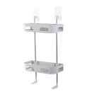Bathroom Kitchen Storage Rack Wall Punch-free Toilet Washbasin Storage Shelf Rack