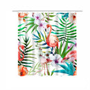 Mrosaa Creative Flamingo Printing Waterproof Shower Curtains Bathroom Retaining Water Hanging Cloth