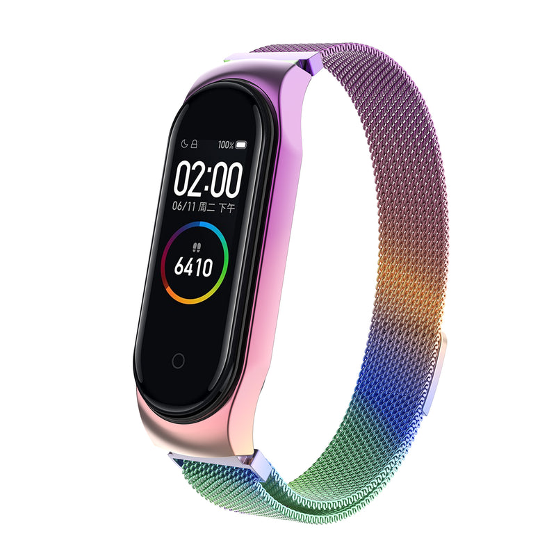 Bakeey Milanese Stainless Replacement Watch Band for Xiaomi Mi Band 4&3 Smart Watch