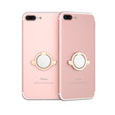 Metal Angel Devil Finger Ring Holder Mini Mirror 360 Degree Rotation Phone Stand for iPhone Samsung