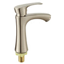 G1/2'' Zinc Alloy Bathroom Basin Mixer Faucet Single Drawing Process Cold One Handle Tap