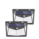 208 LED Solar Power PIR Motion Sensor Wall Light Outdoor Garden Lamp Waterproof