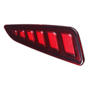 Pair LED Rear Bumper Reflector Driving Brake Lights Daytime Running Lamps for Toyota C-HR 2016-2018