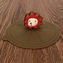 Silicone Leakproof Coffee Mug Suction Lid Cap Airtight Sealed Cup Cover