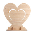 60x60x2cm MDF Heart Shape Candy Donut Wall Stand Holds Wedding Table Decorations