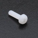 Suleve M3NH9 M3 Nylon Screw White Hex Screw Nut Nylon PCB Standoff Assortment Kit 300pcs