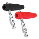 Amass 4mm Banana Bullet Connector Plug with Black Red Color Rubber sheath