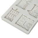Christmas Tree House Silicone Mold DIY Baking Fondant Cake Chocolate Decorations