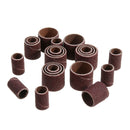 338pcs Sanding Band Drum Sleeves Sandpaper Ring Set Mandrels Rotary Tool DIY