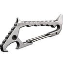 IPRee EDC Pocket Tool Quickdraw Keychain Buckle Opener Stainless Steel Survival Emergency Kit