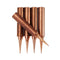 10Pcs Pure Copper Iron Tips 900M-T-I Soldering Tips for Soldering Rework Soldering Iron Station