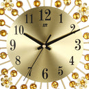 Acrylic Diamond Wall Clock Digital Home Office Art Living Room Luxury Decor