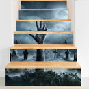 Miico LT009 Halloween Sticker Stair Sticker Novetly Sticker Removable Wall Sticker Waterproof Sticker