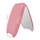 Women LED 180 Foldable Makeup Mirror Light Cosmetic Folding 2X Magnifying Mirror + Flat Mirror 8 LED Lights  2 Sided Lamps Hand Mirror Tools