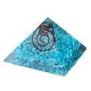 Pyramid Crystals Gemstone Meditation Yoga Energy Generator Healing Stone Decor
