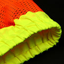 Safety Hard Hat Neck Shield Helmet Sun Shade HI VIS Reflective Stripe Orange