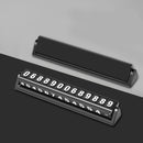 Luminous Rotatable Double Number Car Temporary Parking Phone Number Card Plate Car Decoration