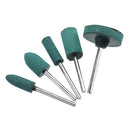 HILDA 5pcs 3mm Rubber Point Mounted Grinding Head for Polishing Metal Iron Grinder Rotary Tools