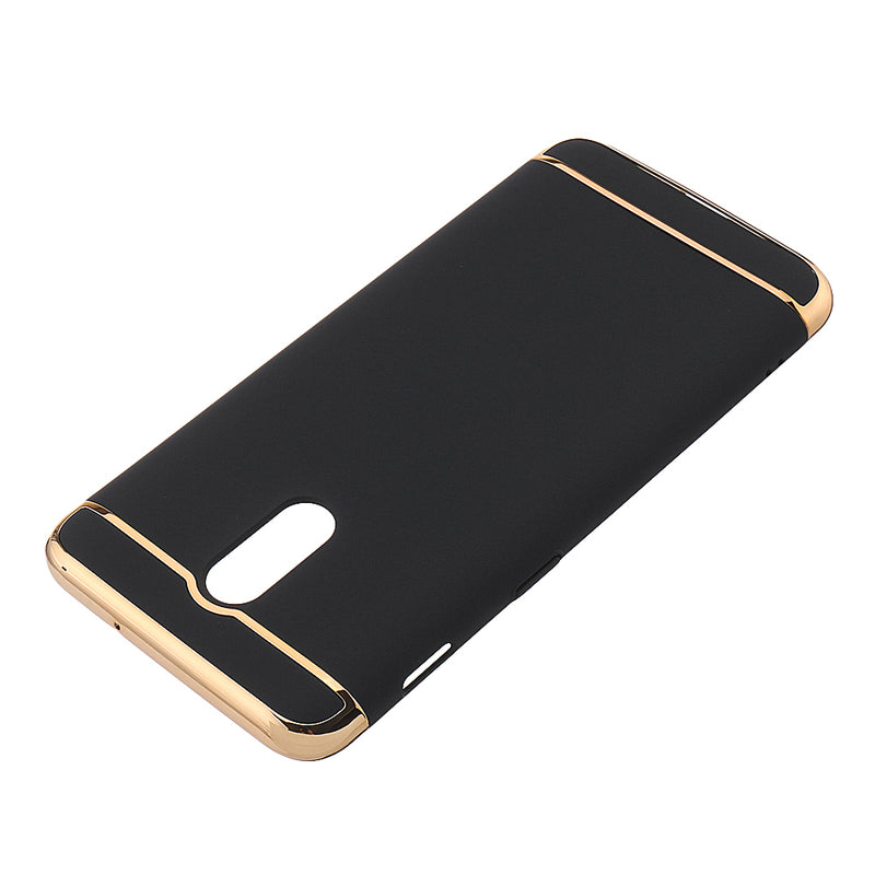 Bakeey Ultra-thin 3 in 1 Plating Frame Splicing PC Hard Protective Case For OnePlus 6T