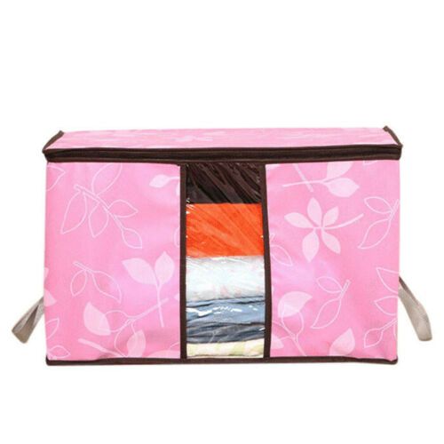 Foldable Storage Bag Clothes Blanket Quilt Closet Sweater Box Pouch Organizer