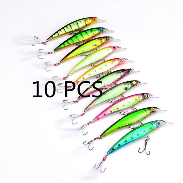 Proberos10 PCS 11.5cm Fishing Hard Lure Bait Fishing Tackles