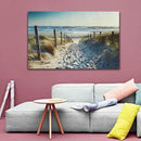 Ocean Beach Footprint Canvas Prints Paintings Wall Art Home Decor Unframed