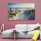 Ocean Beach Footprint Canvas Prints Paintings Wall Art Home Decor Unframed