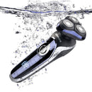 Genpai RQ-8600 IPX7 Waterproof Multi-Functional Electric Shaver USB Charging 4D 3-Head Floating Electric Razor For Men